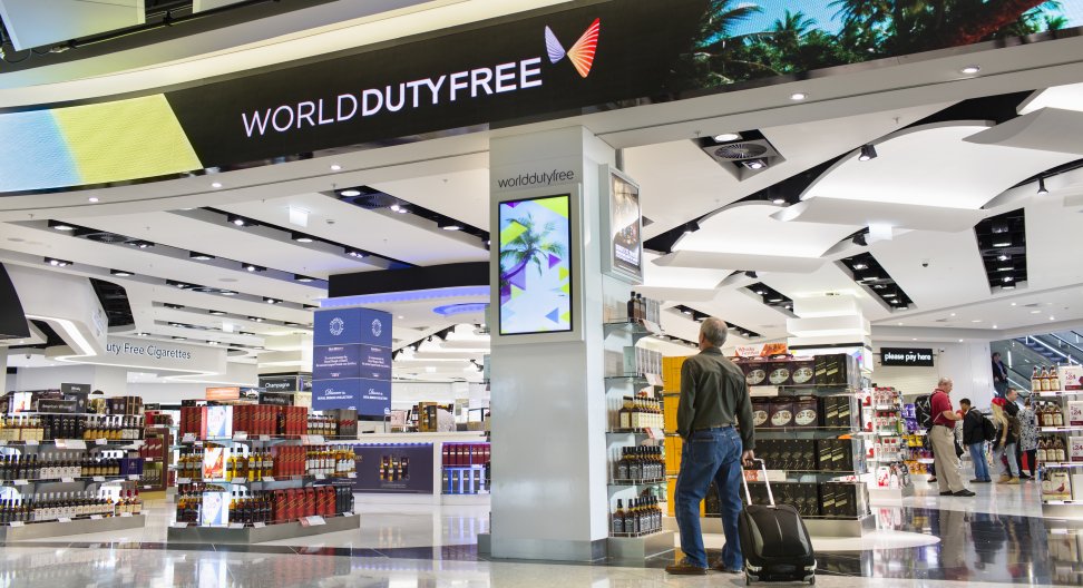 Gatwick airport shop duty free sunglasses