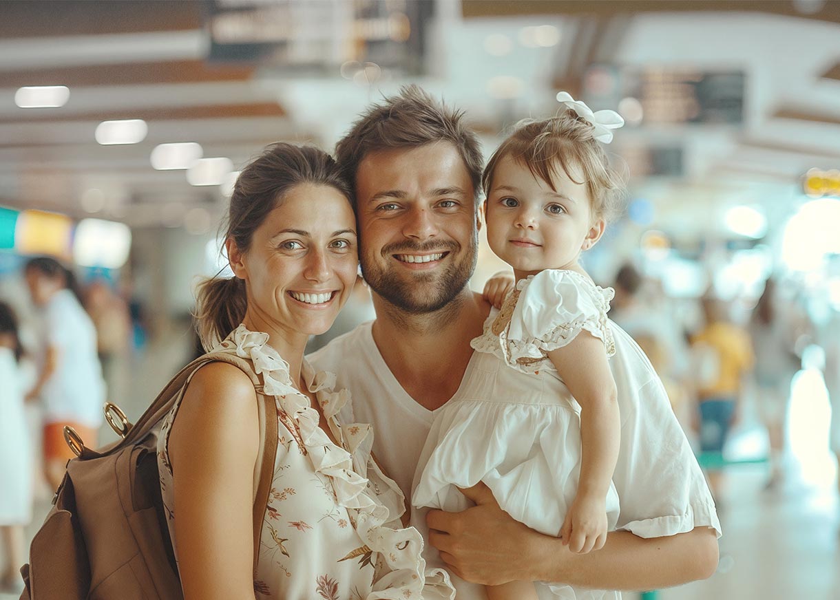 Parents and child